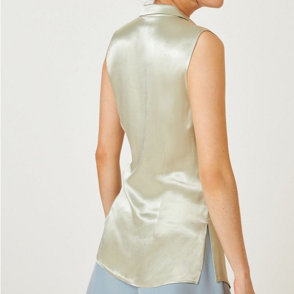 Anthropologie Iridescent Wrap Top XXS - Picture 2 of 4